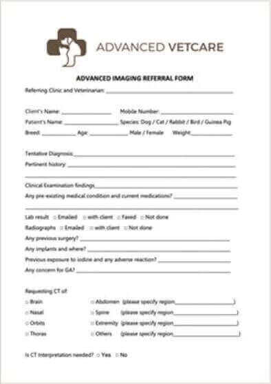 Vet Referral Form